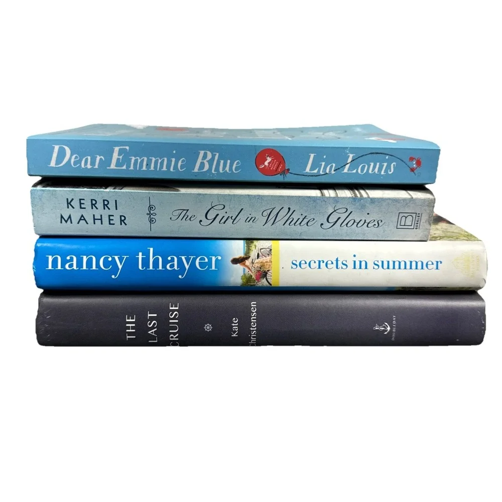 4 Book Bundle/ Lot Mixed Authors, Novel Adult Fiction Award Winning Books